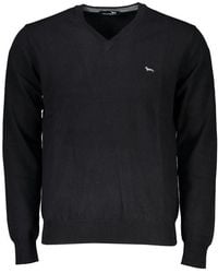 Harmont & Blaine - Elegant V-Neck Embroidered Sweater - Lyst