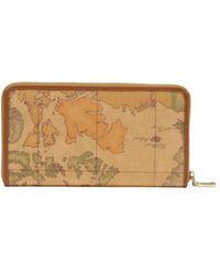 Alviero Martini 1A Classe - Beige Leather Wallet - Lyst