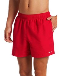 Nike - Red Polyester Swim Shorts - Lyst