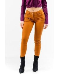 Patrizia Pepe - Brown Cotton Skinny Jeans - Lyst