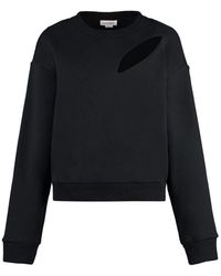 McQueen - Cotton Sweatshirt - Lyst