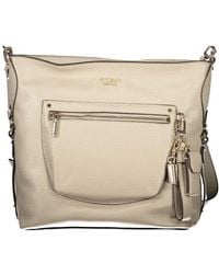 Guess - Beige Polyurethane 's Handbag - Lyst