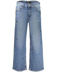 Desigual - Blue Cotton 's Jeans - Lyst