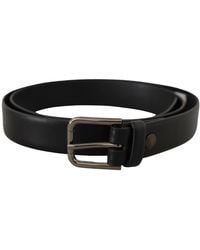 Dolce & Gabbana - Elegant Leather Classic Belt - Lyst