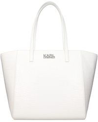 KARL LAGERFELD - Shoulder Bag Kore Polyurethane/Off - Lyst