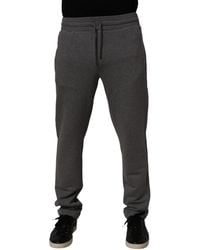 Dolce & Gabbana - Drawstring Waist Sweatpants - Lyst