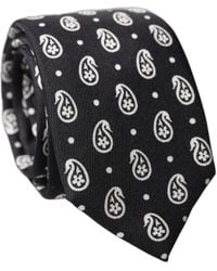Dolce & Gabbana - Paisley 100% Silk Adjustable 'Sd Neckmen's Tie - Lyst