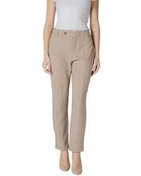 Street One - Beige Viscose Jeans & Pant - Lyst