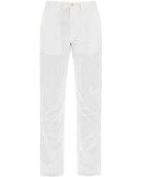 Polo Ralph Lauren - Lightweight Linen And Cotton Trousers - Lyst