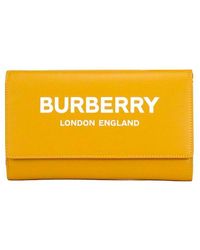 Burberry - Hazelmere Printed Logo Leather Light Copper Wallet Crossbody Bag - Lyst