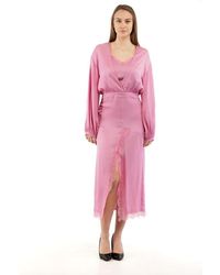 Moschino - Multicolor Marabou Casual Dress - Lyst