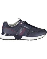 Carrera - Sleek Contrasting Blue Sneakers With Logo Detail - Lyst