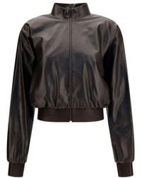 Gucci - Brown Lamb Ovis Aries Aries Bomber - Lyst