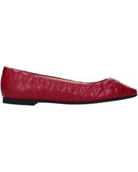 Jimmy Choo - Leni Ballet Flats Leather Fuchsia/Raspberry - Lyst