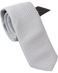 Dolce & Gabbana - Patterned Classic Slim Necktie Tie - Lyst