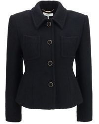 Chloé - Black Wool Oves Aries Blazer - Lyst