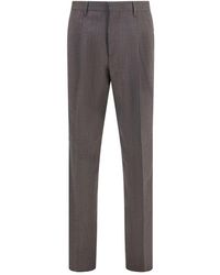 Lardini - Gray Viscose Dress Pants - Lyst