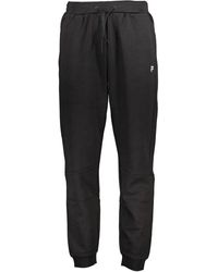 Fila - Cotton Blend Relaxed Fit Pants - Lyst