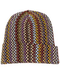Missoni - Geometric Fantasy Multicolor Hat - Lyst
