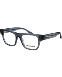 Trussardi - Gray Acetate Glasses (frames) - Lyst