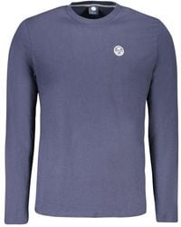 North Sails - Blue Cotton Men's T - Lyst