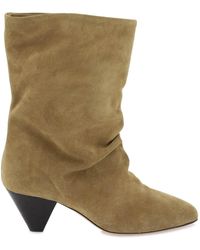 Isabel Marant - Suede Reachi Ankle Boots - Lyst