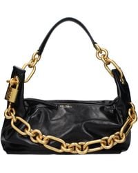 Balmain - Shoulder Bags Leather - Lyst