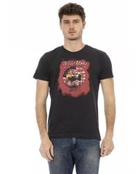 TRUSSARDI ACTION - Black Cotton Men T - Lyst