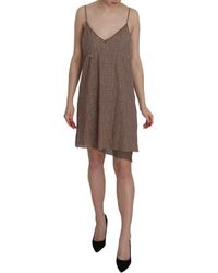 Pink Memories - Cotton Green Spaghetti Strap A-line Mini Dress - Lyst