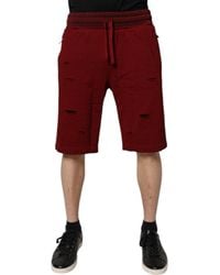Dolce & Gabbana - Distressed Shorts Casual Wear - Lyst