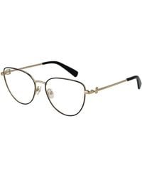 Longchamp - Black Metal Glasses (frames) - Lyst