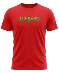 Iceberg - Cotton T-Shirt - Lyst