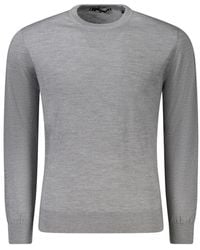 Guess - Gray Wool Men Sweater - Lyst