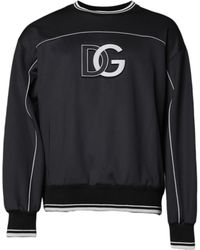 Dolce & Gabbana - Dg Crest Embroidered Pullover - Lyst