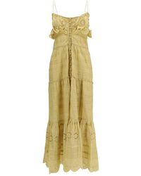 Isabel Marant - Marant Etoile Paule Long Ruffled Dress - Lyst