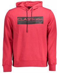 Class Roberto Cavalli - Pink Cotton Sweater - Lyst