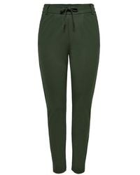 ONLY - Green Viscose Jeans & Pant - Lyst