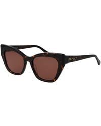 Replay - Plastic Sunglasses - Lyst
