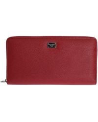 Dolce & Gabbana - Elegant Leather Continental Wallet - Lyst