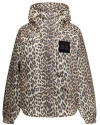 Ganni - Multicolor Nylon Rain Coat - Lyst