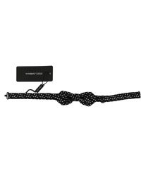 Dolce & Gabbana - Polka Dots Silk Adjustable Neck Papillon Bow Tie - Lyst