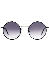 Andy Wolf - Black Metal Sunglasses - Lyst