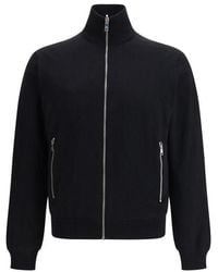 Prada - Black Wool Oves Aries Jacket - Lyst