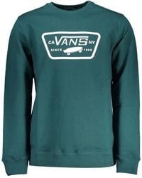 Vans - Verde Cotton Men Sweatshirt - Lyst