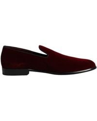 Dolce & Gabbana - Velvet Loafers Slipon - Lyst