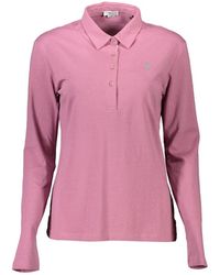 U.S. POLO ASSN. - Pink Cotton Polo Shirt - Lyst