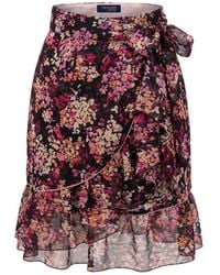 Trussardi - Pink Polyester Skirt - Lyst