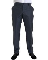 Dolce & Gabbana - Wool Skinny Dress Pants - Lyst