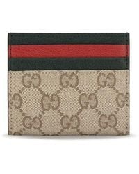 Gucci - Beige Cotton Wallet - Lyst