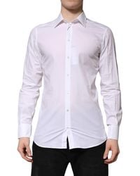 Dolce & Gabbana - Long Sleeves Dress Formal Shirt - Lyst